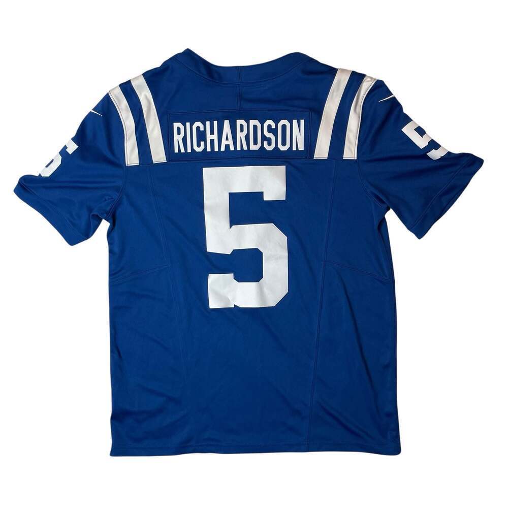 Nike Colts Richardson #5 Jersey Mens Large Blue NFL Dri-Fit - Picture 7 of 9